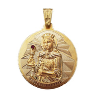 Saint Barbara Medallion Hanger (14K)
