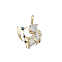 Iced-Out Grim Reaper Pendant (14K)