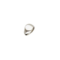 Mini Ring Signet Round (Silver Sterling)