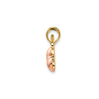Break Apart Tricolor "Sisters" Pendant (14K)