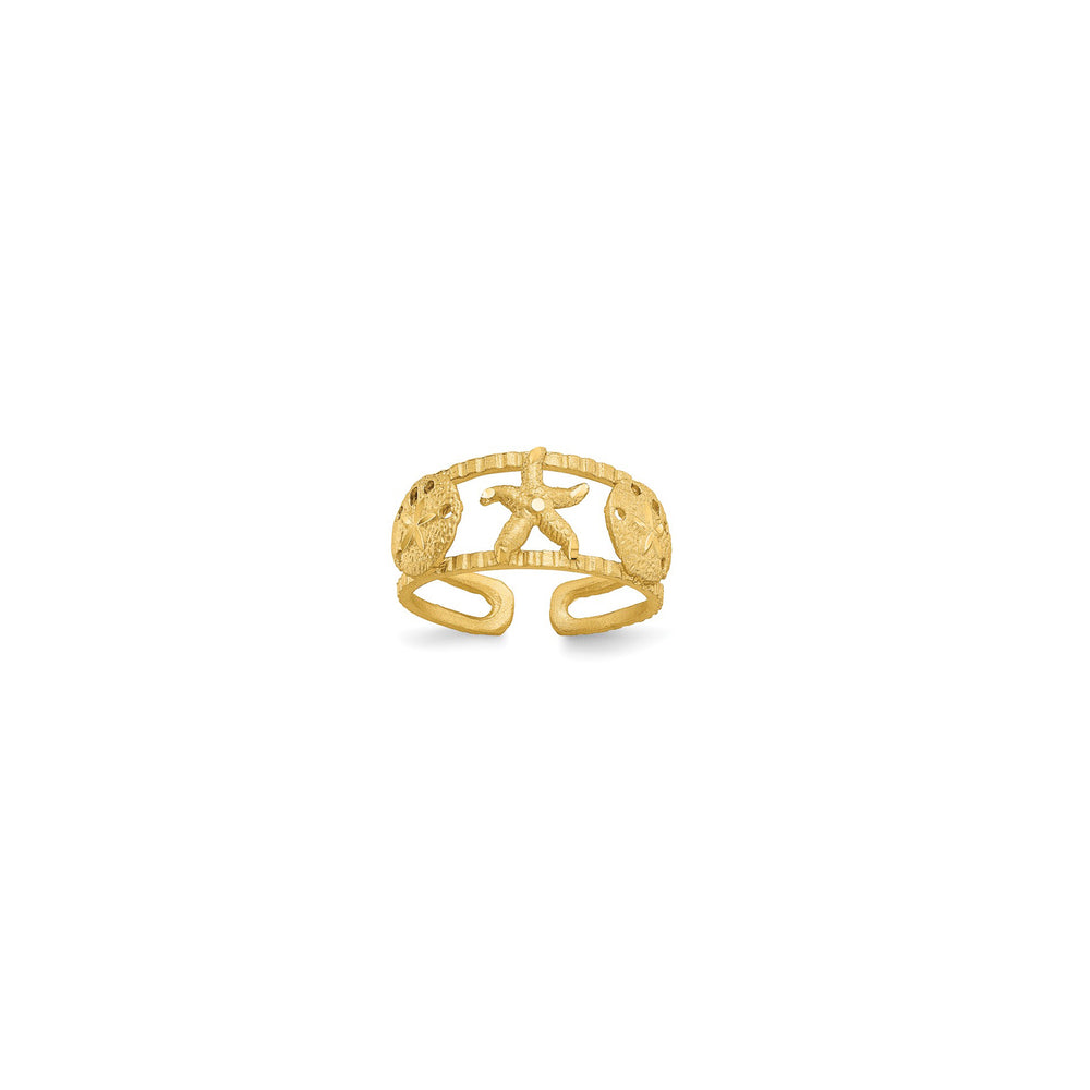 Starfish Toe Ring (14K)