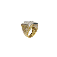 Diamond Two Tone Star Ring (14)