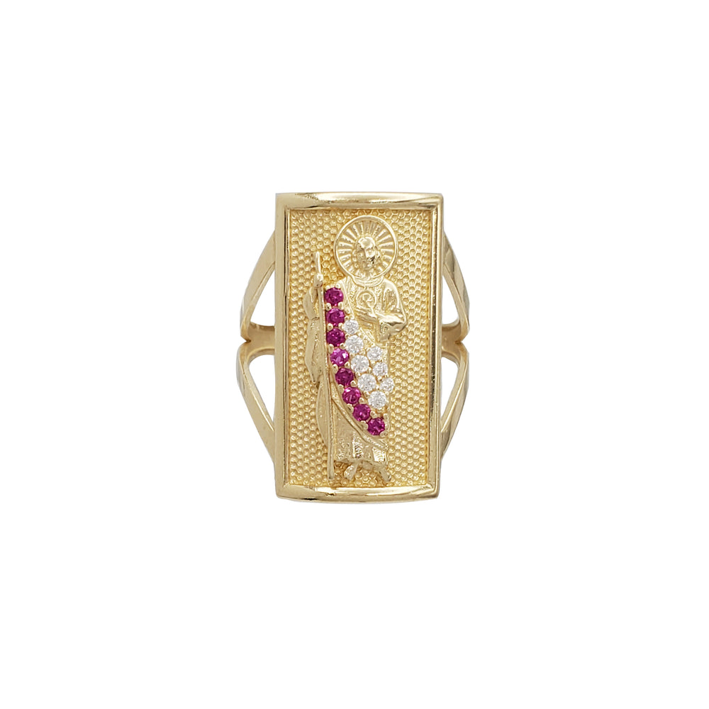 Zirconia Saint Jude Ring (14K)
