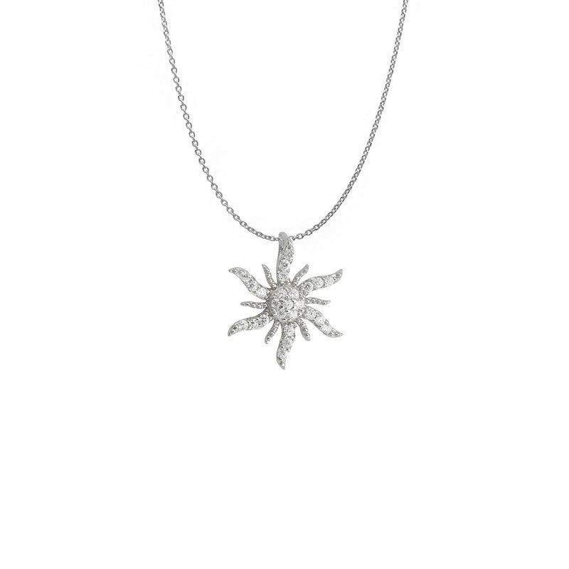 Sun Necklace (Silver)