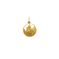 Penjoll medalló del contorn de Sant Antoni (14K) Popular Jewelry nova York