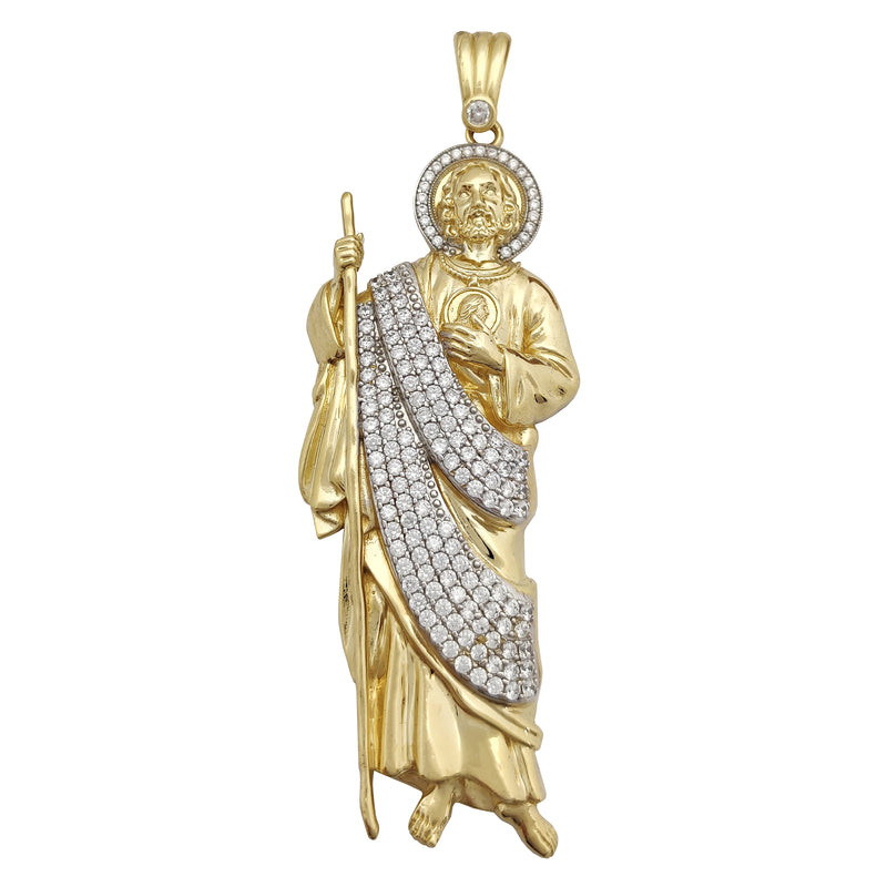 Saint Jude CZ Pendant (14K) Popular Jewelry New York