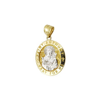 قلادة ميدالية من القديس أنتوني البيضاوي (14 قيراط) Popular Jewelry نيويورك