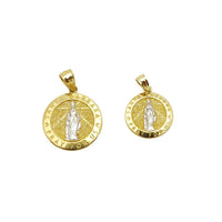I-Saint Barbara Medallion Pendant (14K) Popular Jewelry I-New York