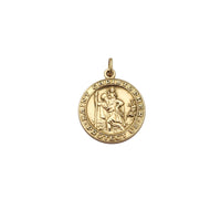 Saint Christopher Medallion Pendant (14K)