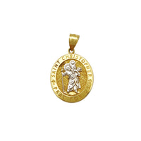 Pendant Saint Christopher Oval (14K) Popular Jewelry ញូវយ៉ក
