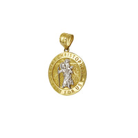 Müqəddəs Kristofer Dəyirmi Medalyon Kulon (14K) Popular Jewelry New York