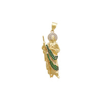 Saint Jude CZ Pendant (14K) Popular Jewelry New York - Small Size