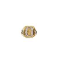 Two-Tone Saint Guadalupe Ring (14K)