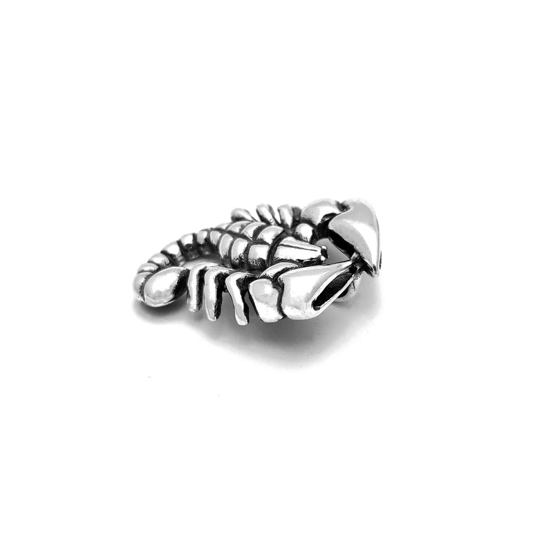 Scorpion Antique Finish Pendant (Silver) Popular Jewelry New York