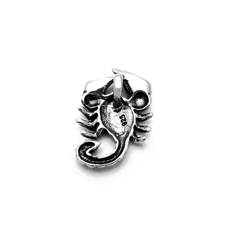 Scorpion Antique Finish Pendant (Silver) Popular Jewelry New York