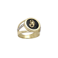 Scorpion Onyx Signet Ring (14K) Popular Jewelry New York