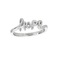 Script Hope Ring (Silver)