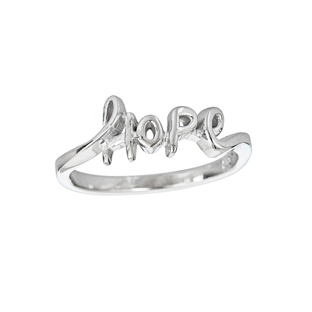 Script Hope Ring (Silver)
