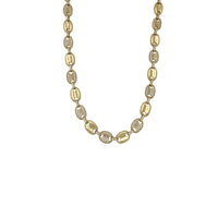 Semi Iced-Out Puffy Gucci CZ-ketting (14K) Popular Jewelry NY