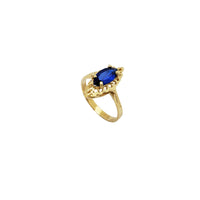 Sharp CZ Ring (14K)
