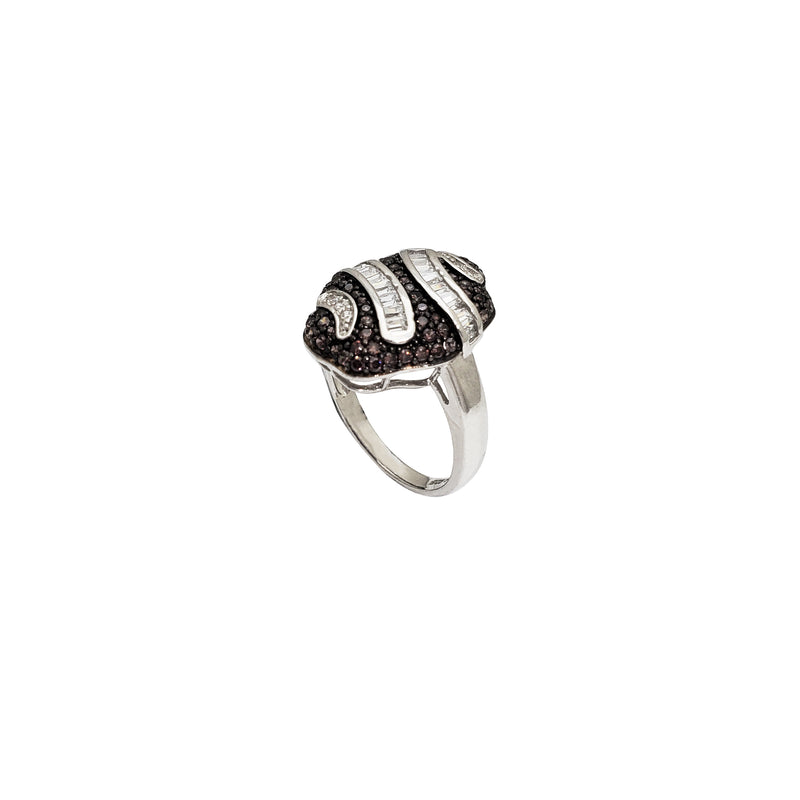 Shell CZ Ring (Silver)