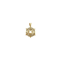 Ship Wheel Pendant (14K) Popular Jewelry New York