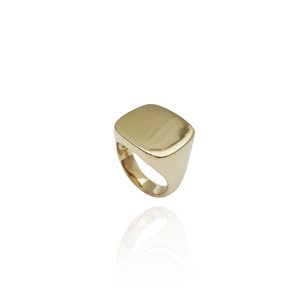 Signet Square Ring (14K)