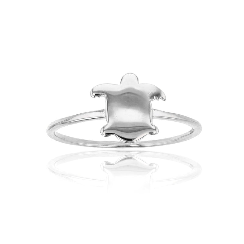 Silhouette Turtle Ring (Silver) Popular Jewelry New York