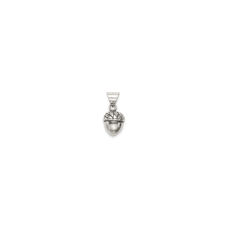 Acorn Antique Finish Pendant (Silver) back - Popular Jewelry - New York