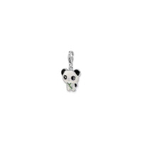 Adorable Cartoon Panda Charm (Silver) diagonal - Popular Jewelry - New York