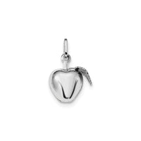 Silver Apple Pendant back - Popular Jewelry - New York