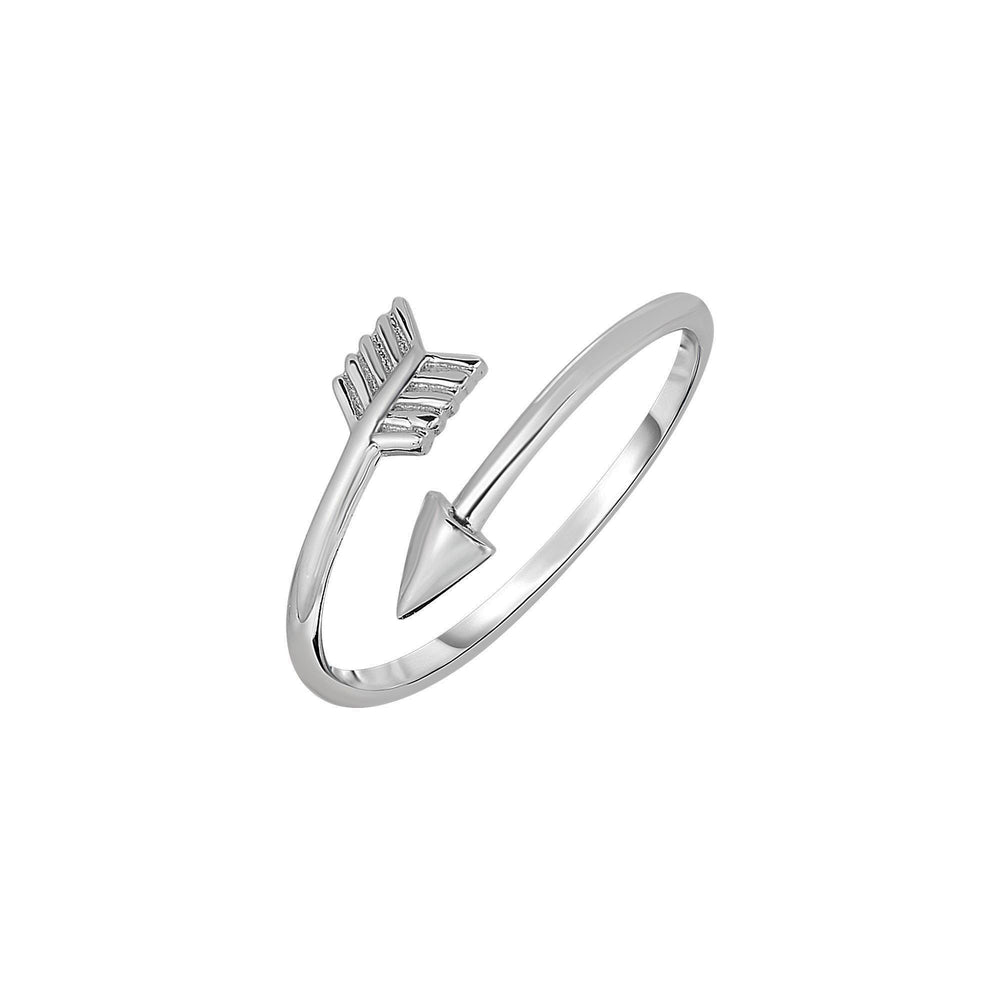 Silver Arrow Ring (Silver) main - Popular Jewelry - New York