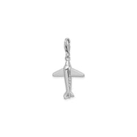 Classic Airplane Charm (Silver) diagonal - Popular Jewelry - New York