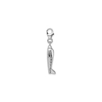 Classic Airplane Charm (Silver) side - Popular Jewelry - New York