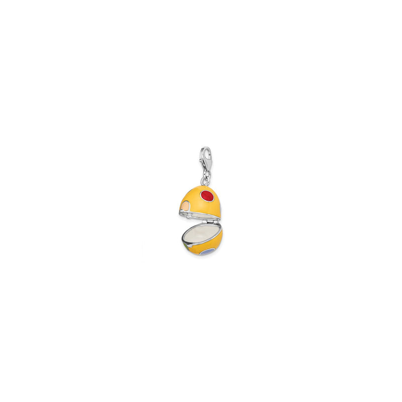 Colorful Polka Dot Easter Egg Charm (Silver) inside - Popular Jewelry - New York