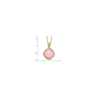 Cushion Pink Chinese Jadeite Lei (Silver) unahi - Popular Jewelry - Nuioka