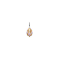 ডিভাইন পিঙ্ক ইস্টার ডিম কবজ (সিলভার) সম্মুখ - Popular Jewelry - নিউ ইয়র্ক