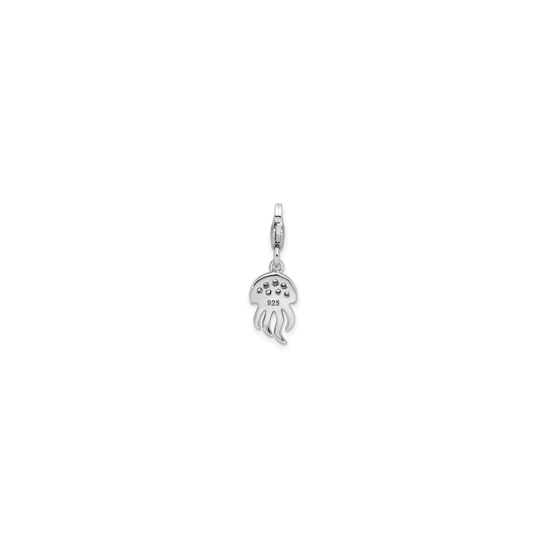 Icy Jellyfish Charm (Silver) back - Popular Jewelry - New York