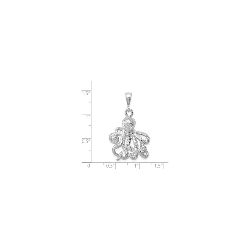 Octopus Pendant (Silver) scale - Popular Jewelry - New York