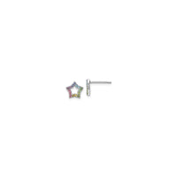 Amacici e-Rainbow Crystal Star Stud (Isiliva) main - Popular Jewelry - I-New York