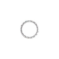 Rainbow Eternity Bezel Ring (14K) setelan - Popular Jewelry - York énggal