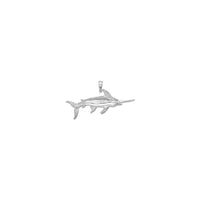 Swordfish Pendant (Silver) back - Popular Jewelry - New York