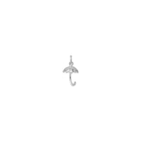 Umbrella Charm (Silver) front - Popular Jewelry - New York
