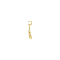 Wishbone Charm berwarna kuning (Perak) - Popular Jewelry - New York