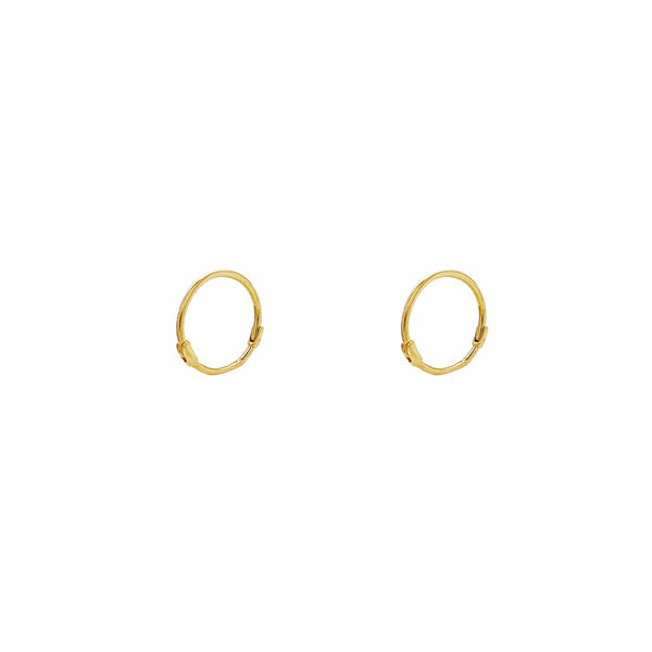 Slim Lightweight Huggie Earrings (14K) Popular Jewelry New York