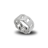 [9.8 mm] Običan kubanski prsten (srebro)