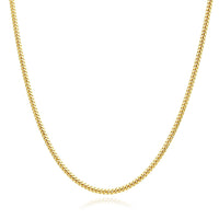 Solid Miami Cuban Link Chain (18K)