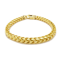 Solid Franco Bracelet (14K) Franco Chain, 14 Karat Gold, Men's Bracelet, Popular Jewelry New York