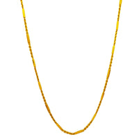 Square Bar Cable Chain (24K)