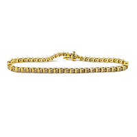 स्टॅक करण्यायोग्य एस-लिंक डायमंड ब्रेसलेट (14 के) Popular Jewelry न्यू यॉर्क